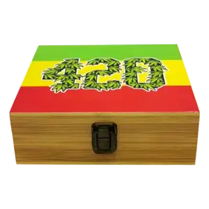 420 Snuff Wooden Box