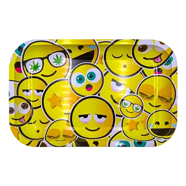 SMILEY FACES ROLLING TRAY
