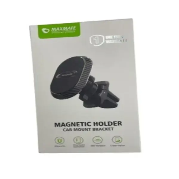 Magnetic Car Mount Holder – 360° Rotation, Powerful Grip, 1-Year Warranty