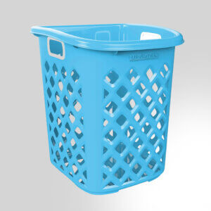 Plastic square basket