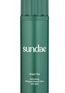 SUNDAE Body Green Tea Exfoliating Whipped Shower Foam with Kakadu Plum and Finger Lime 260ml