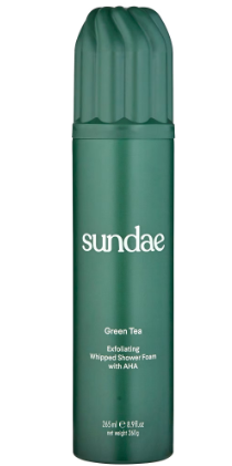 SUNDAE Body Green Tea Exfoliating Whipped Shower Foam with Kakadu Plum and Finger Lime 260ml