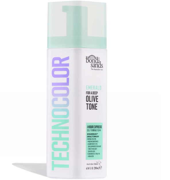 Bondi Sands Technocolor 1 Hour Express Self Tanning Foam - Emerald 200ml