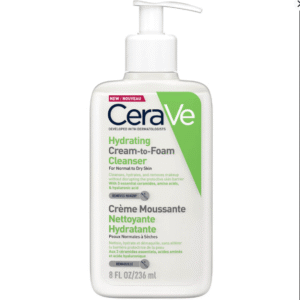CeraVe Hydrating Cream-to-Foam Cleanser with Amino Acids for Normal to Dry Skin 236ml