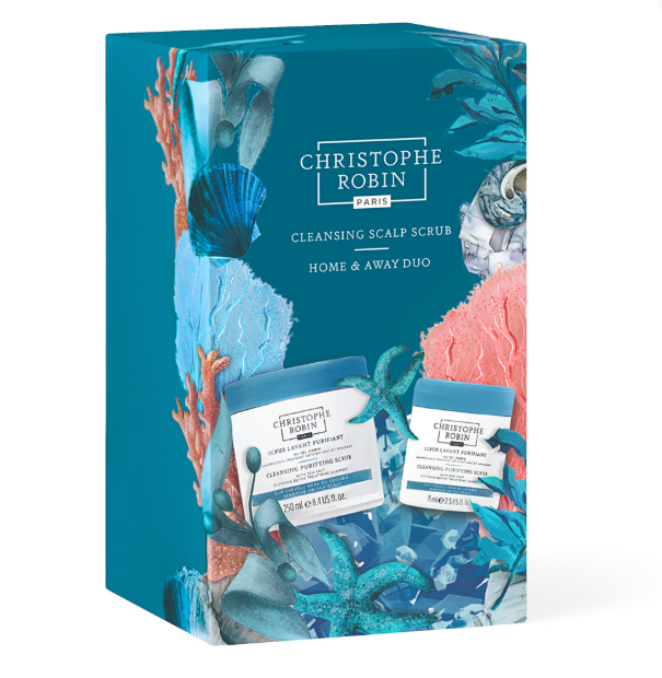 Christophe Robin Cleansing Scalp Scrub Home and Away Duo