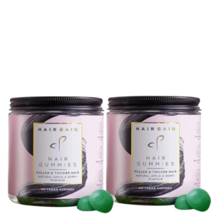 Hair Gain Gummies Duo (Worth £59.98)