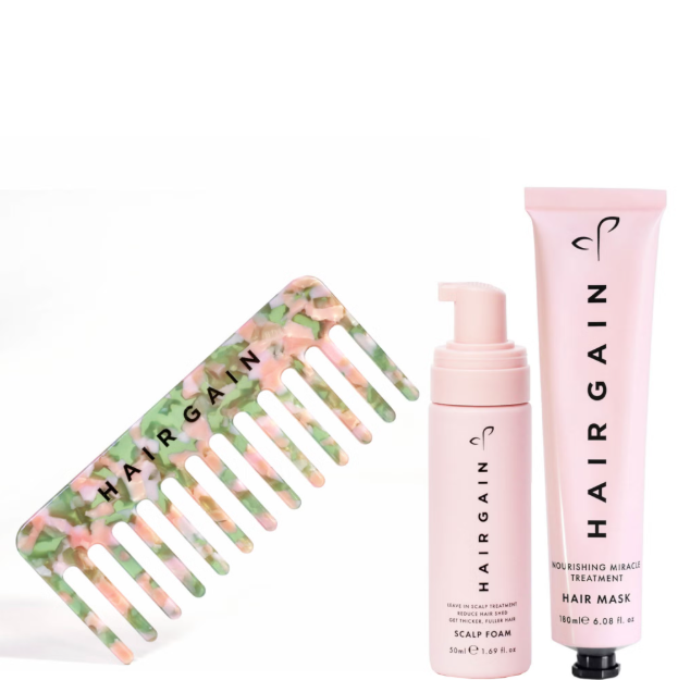 Hair Gain Scalp Foam, Treatment Mask & Comb (Worth £55.00)