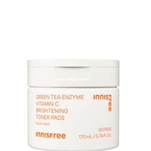 INNISFREE Green Tea Enzyme Vitamin C Brightening Toner Pads - 60 pads