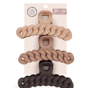 Kitsch Eco-friendly Chain Claw Clip - Neutrals