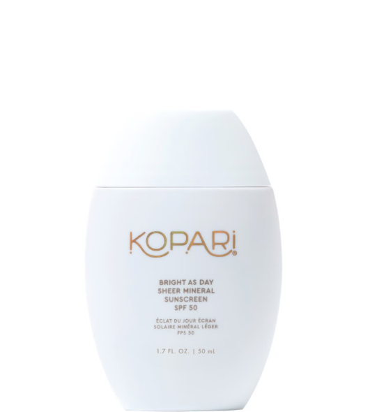 Kopari Beauty Bright as Day Sheer Mineral Sunscreen SPF50 50ml