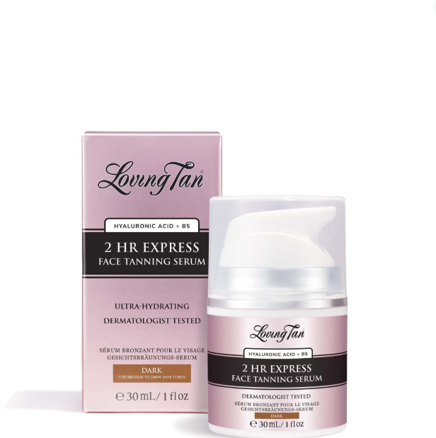 Loving Tan 2 Hour Express Face Tanning Serum Dark 30ml