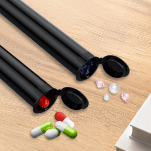 116mm Pop Top Tubes – Child-Resistant, Premium Smell-Proof Storage Tubes for Slim Products - 50 or 100 Pack